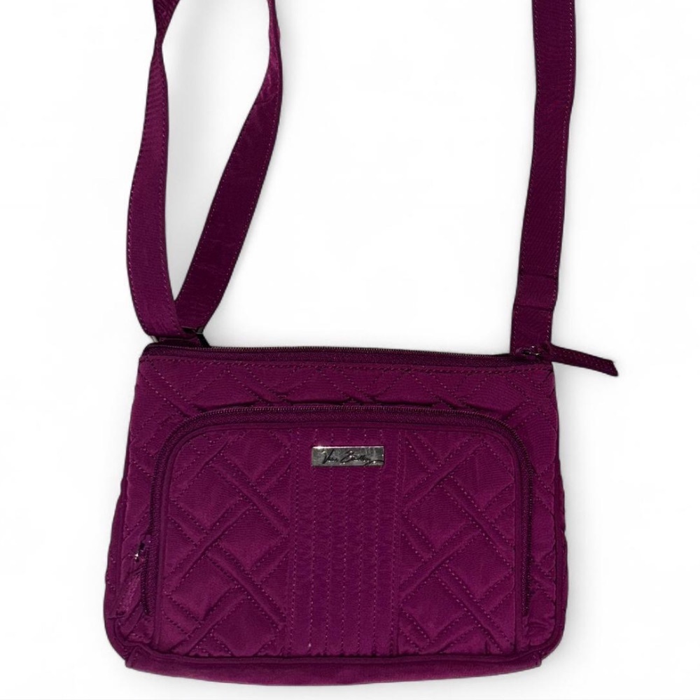 Vera Bradley Plum Quilted Crossbody Bag